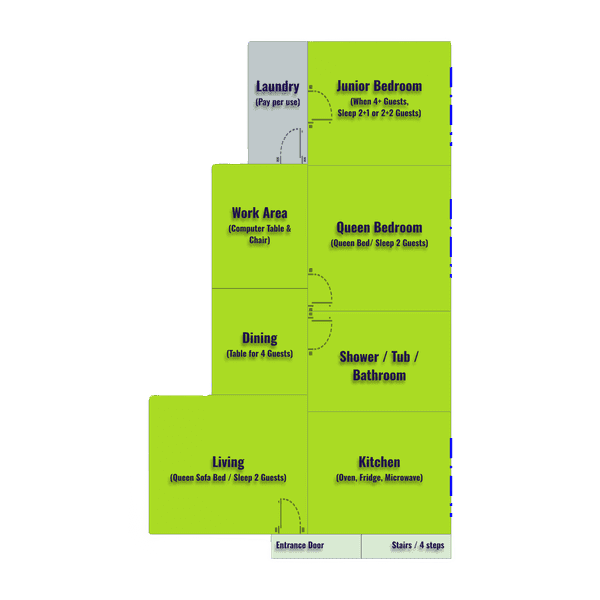 Pricing and What is included for Junior Suite Package for your vacation in Cozy Suite Surrey