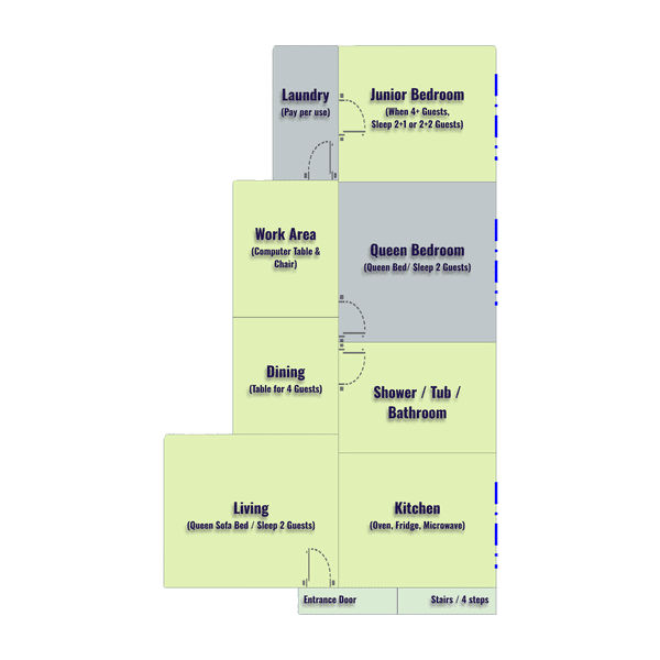 Pricing and What is included for Junior Suite Package for your vacation in Cozy Suite Surrey